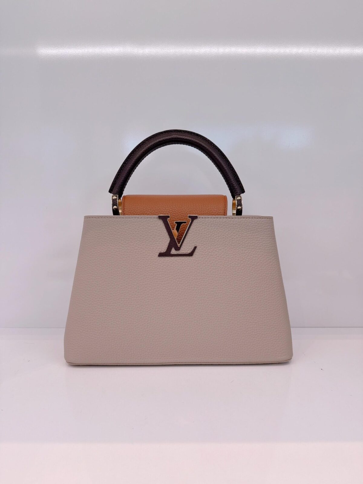 TRICOLOR TAURILLON LEATHER CAPUCINES MM BAG