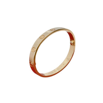 18K YELLOW GOLD LOVE BRACELET, CLASSIC MODEL 15