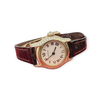 18K GOLD WITH DIAMONDS VICTORIA SM 866052 0254 VINTAGE WATCH